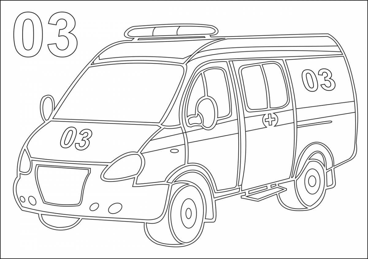 Amazing special transport coloring page