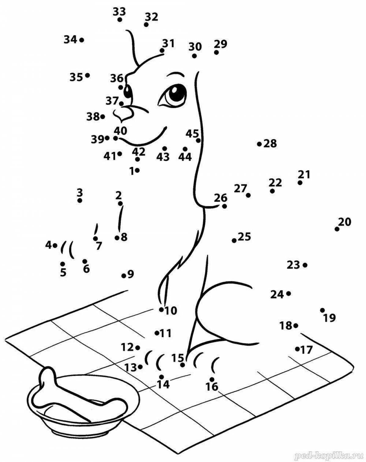 Connect numbers in order up to 100 #15