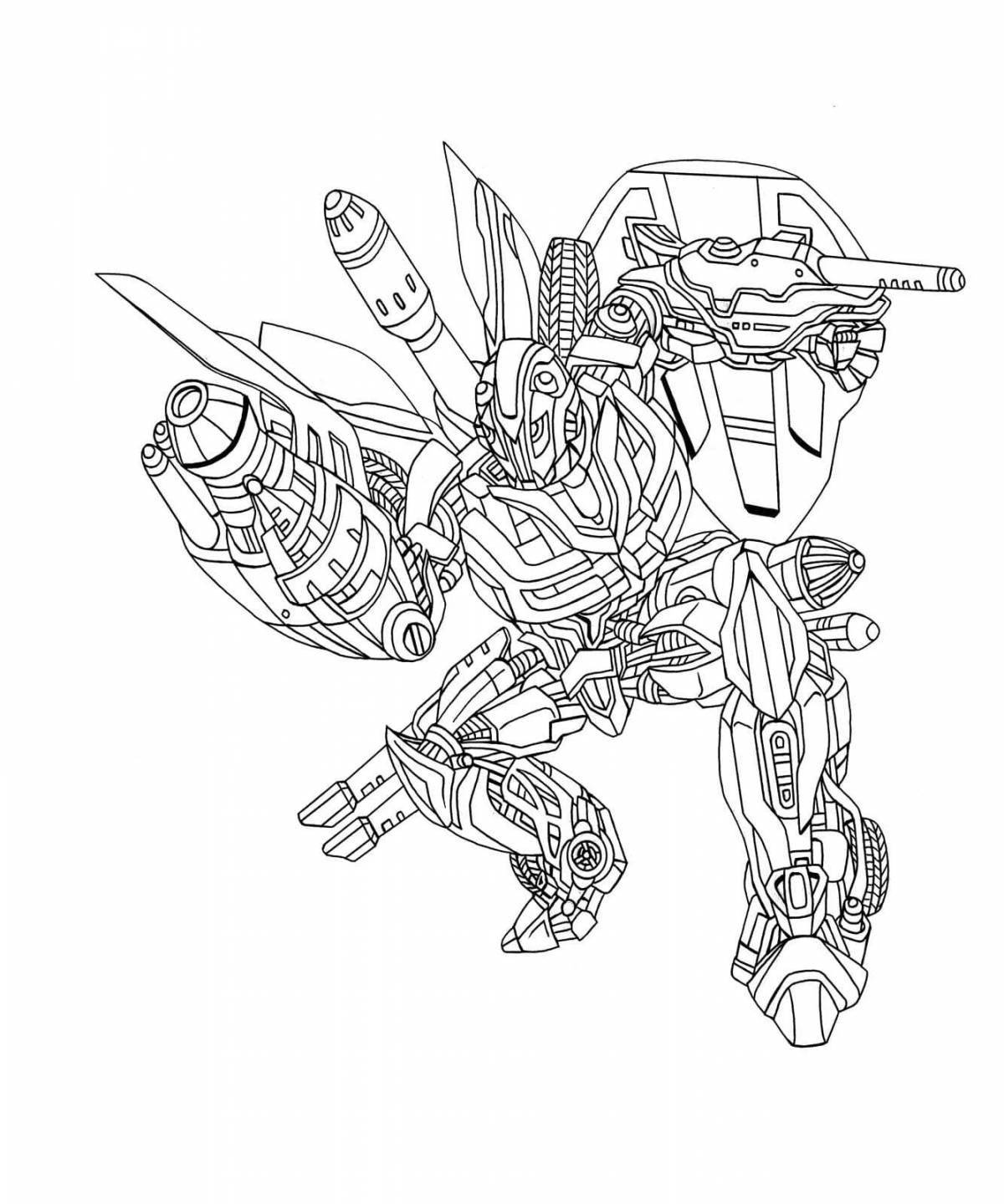 Bumblebee coloring page