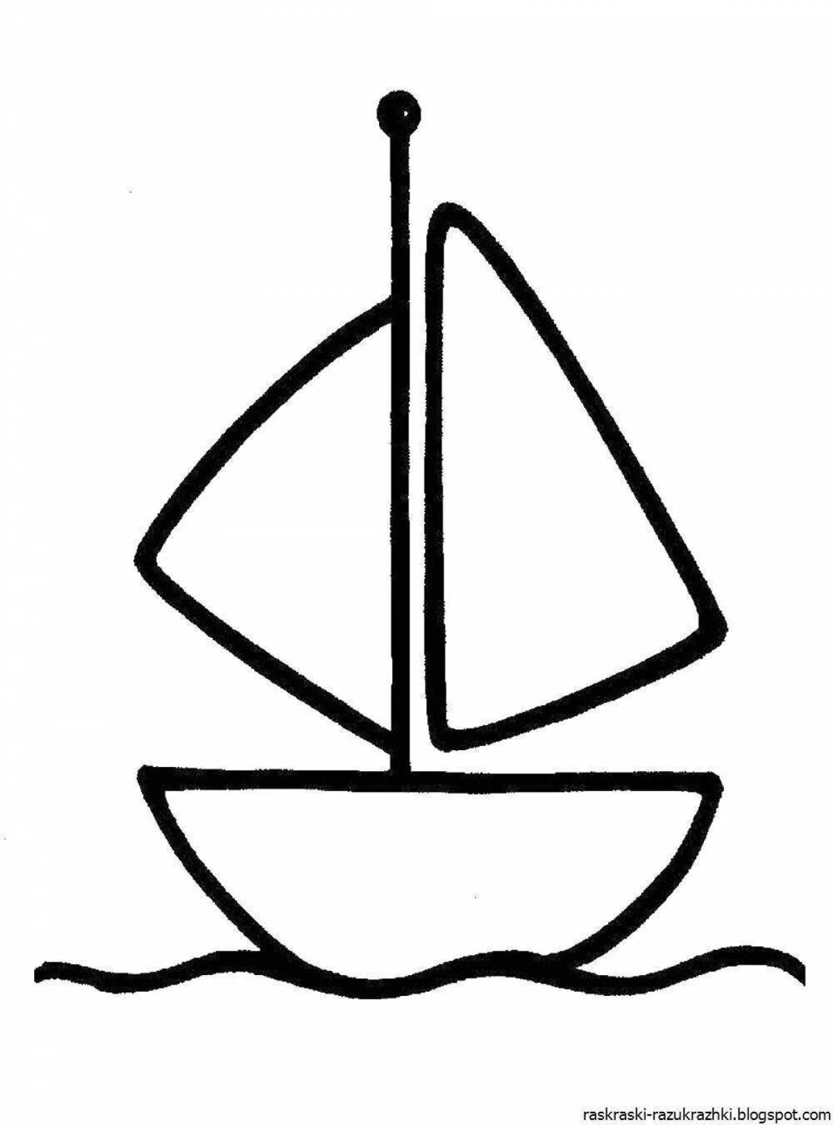 Кораблик для детей 2 3 лет #8