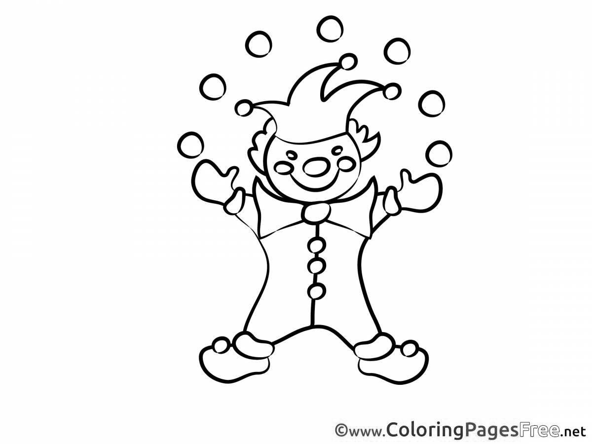 Цветная петрушка раскраска для детей 6-7 лет