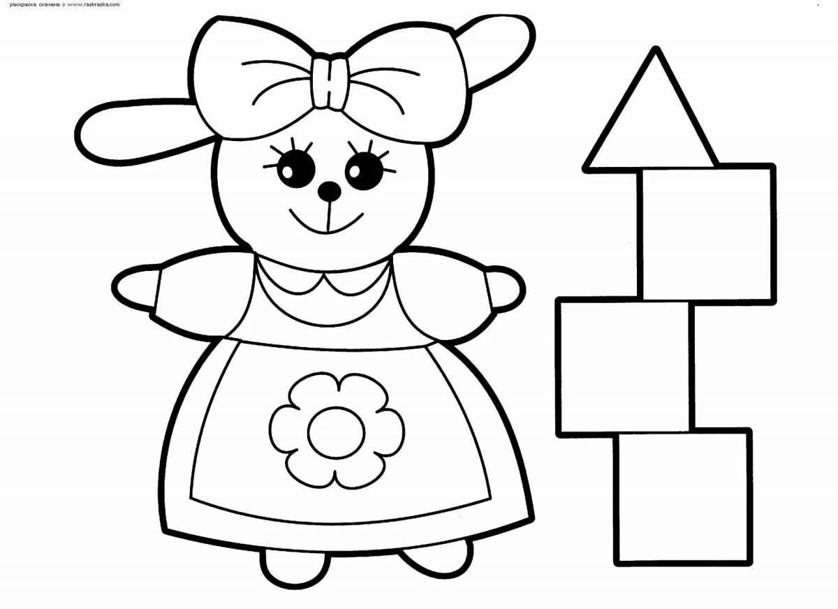 Amazing coloring book for 3 year old girls
