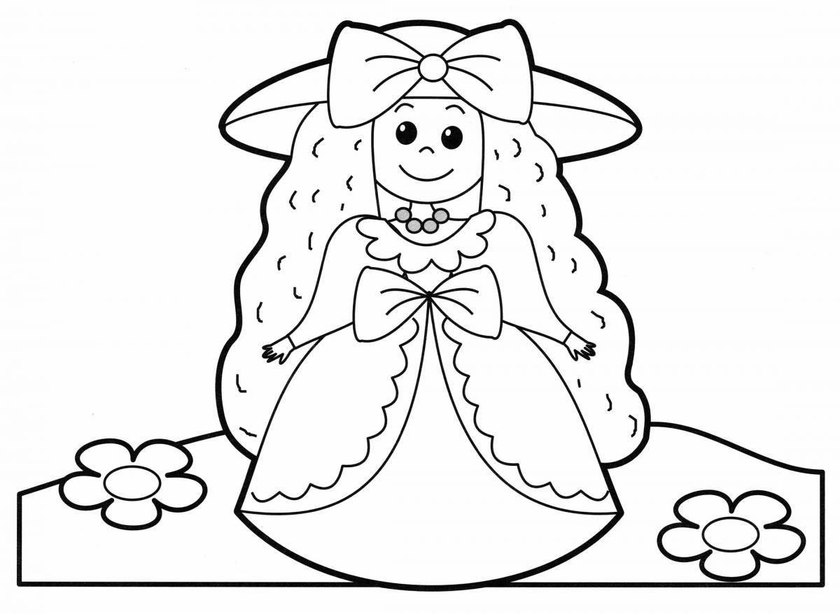 Crazy coloring book for 3 year old girls