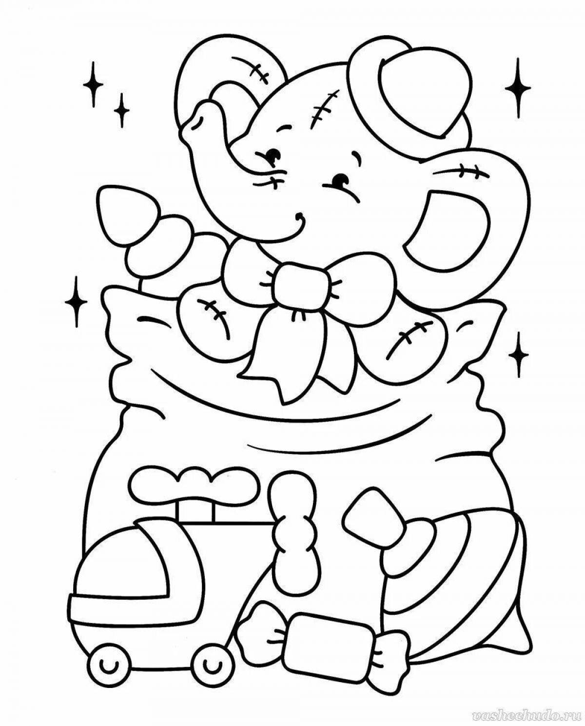 Joyful Christmas coloring book for 5 year olds