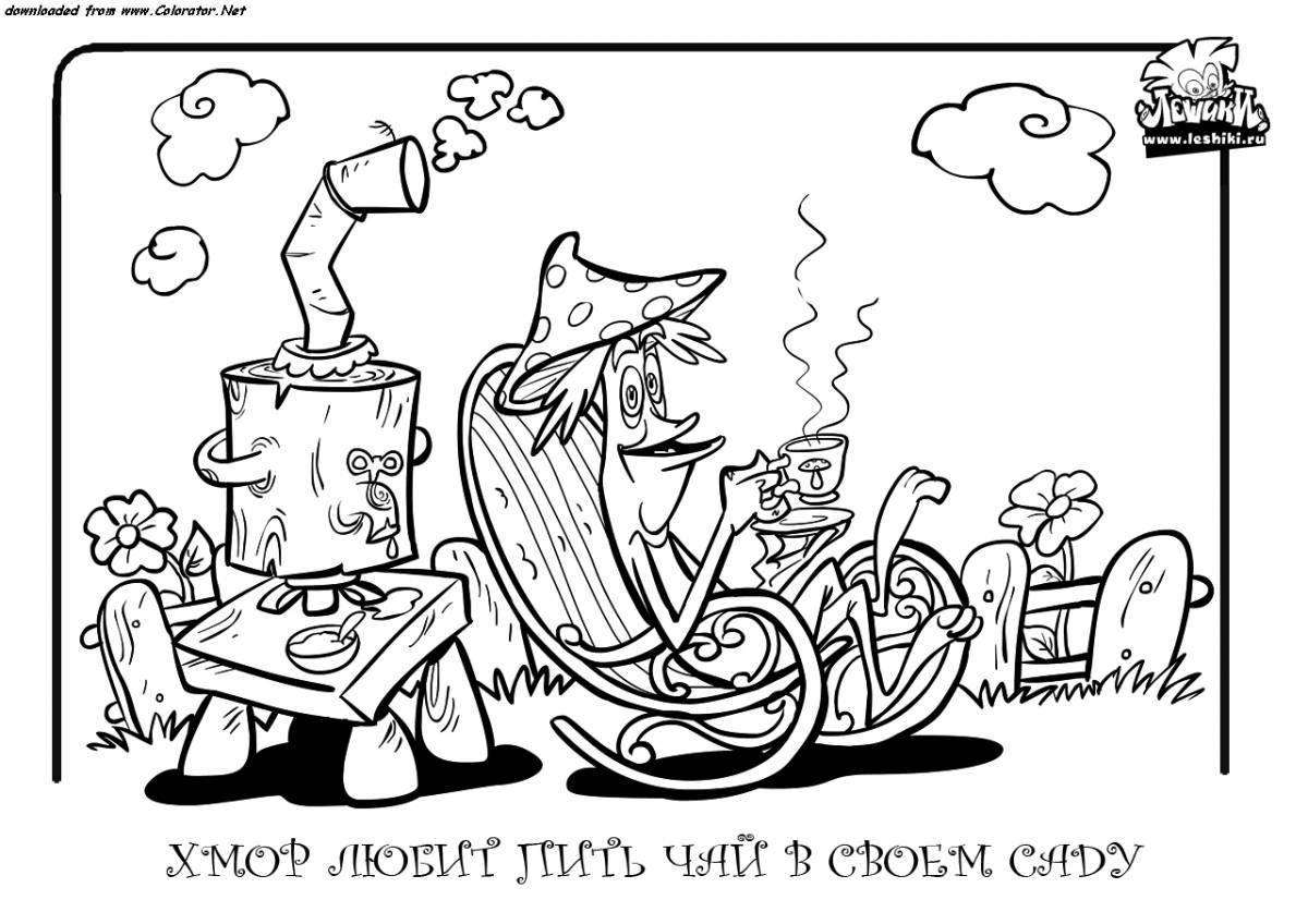 Wonderful coloring Fedorino grief grade 2 to a fairy tale