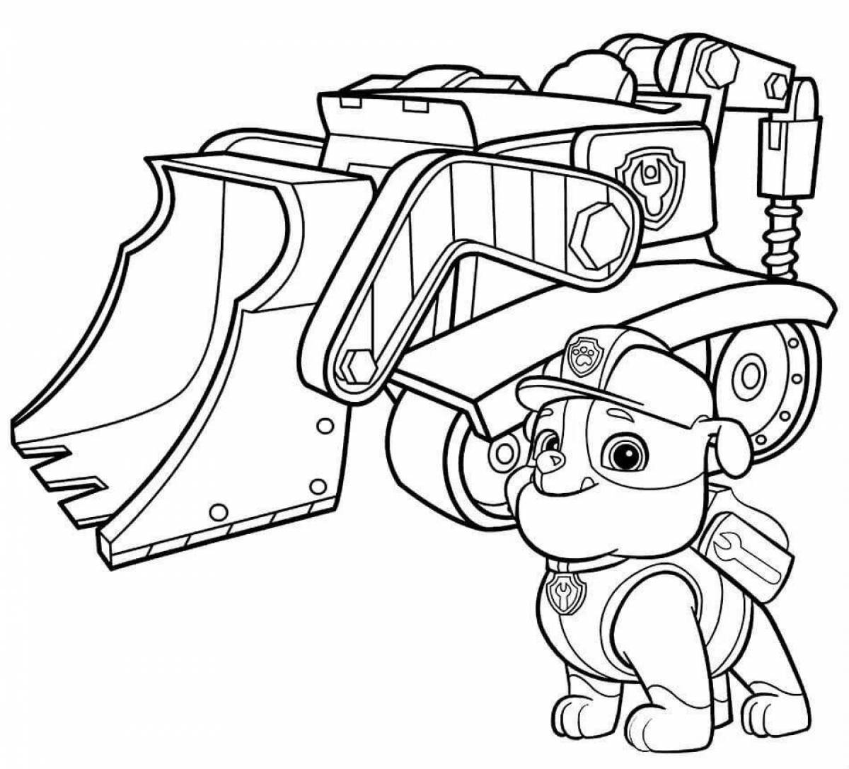 Paw patrol coloring book for 5 year olds