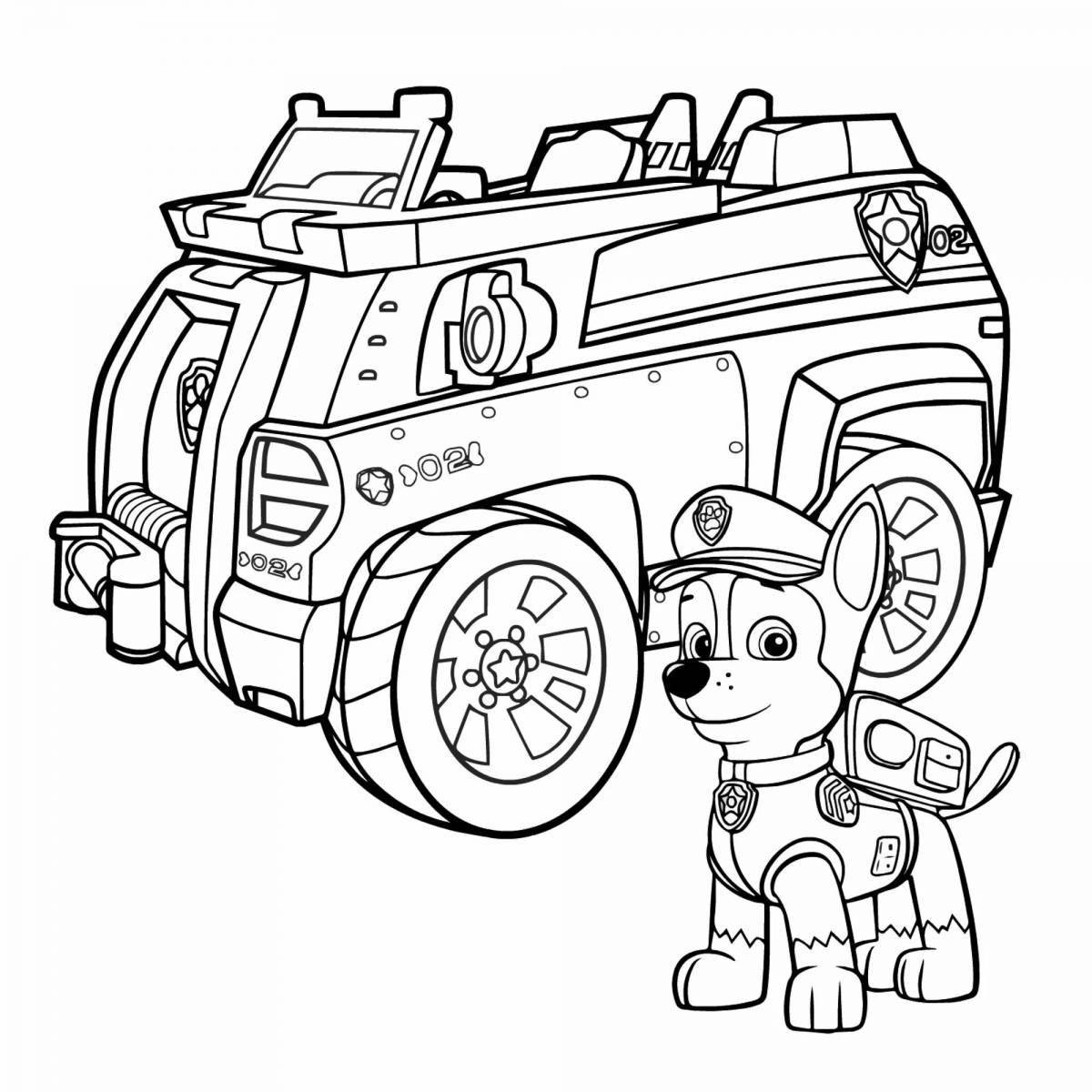 Paw Patrol coloring book for 5 year olds