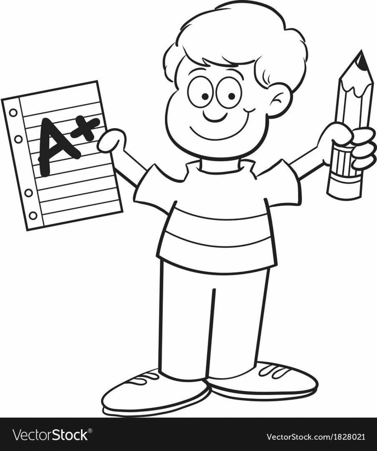 A fun coloring book on financial literacy for elementary school students