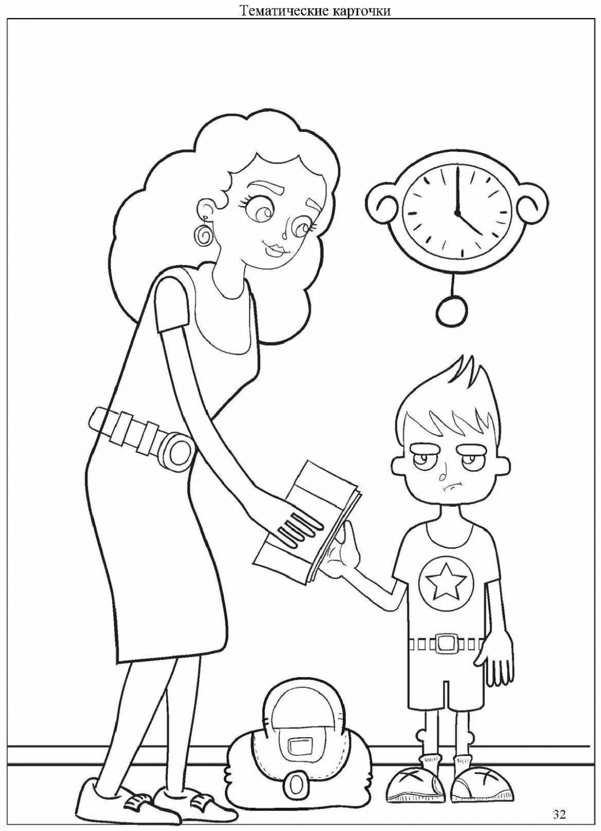 Fun financial literacy coloring book for elementary school students