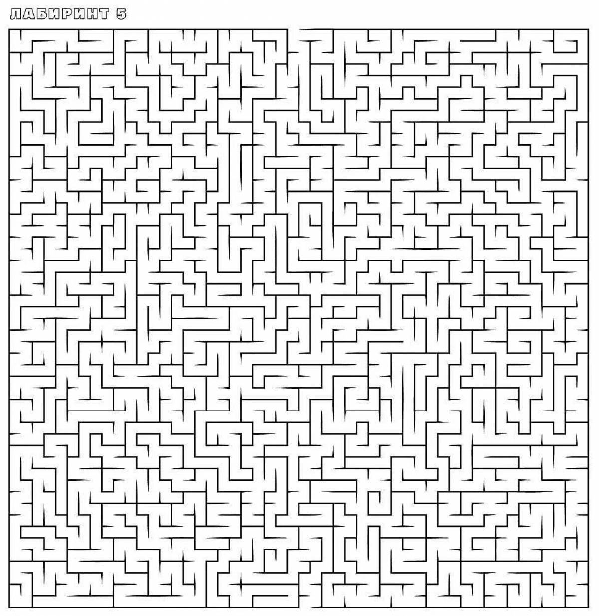 Mazes for children 9 10 years old #5