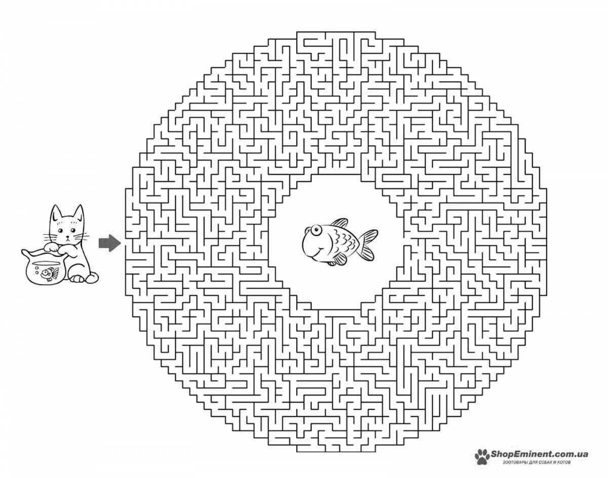 Mazes for children aged 9 10 #10