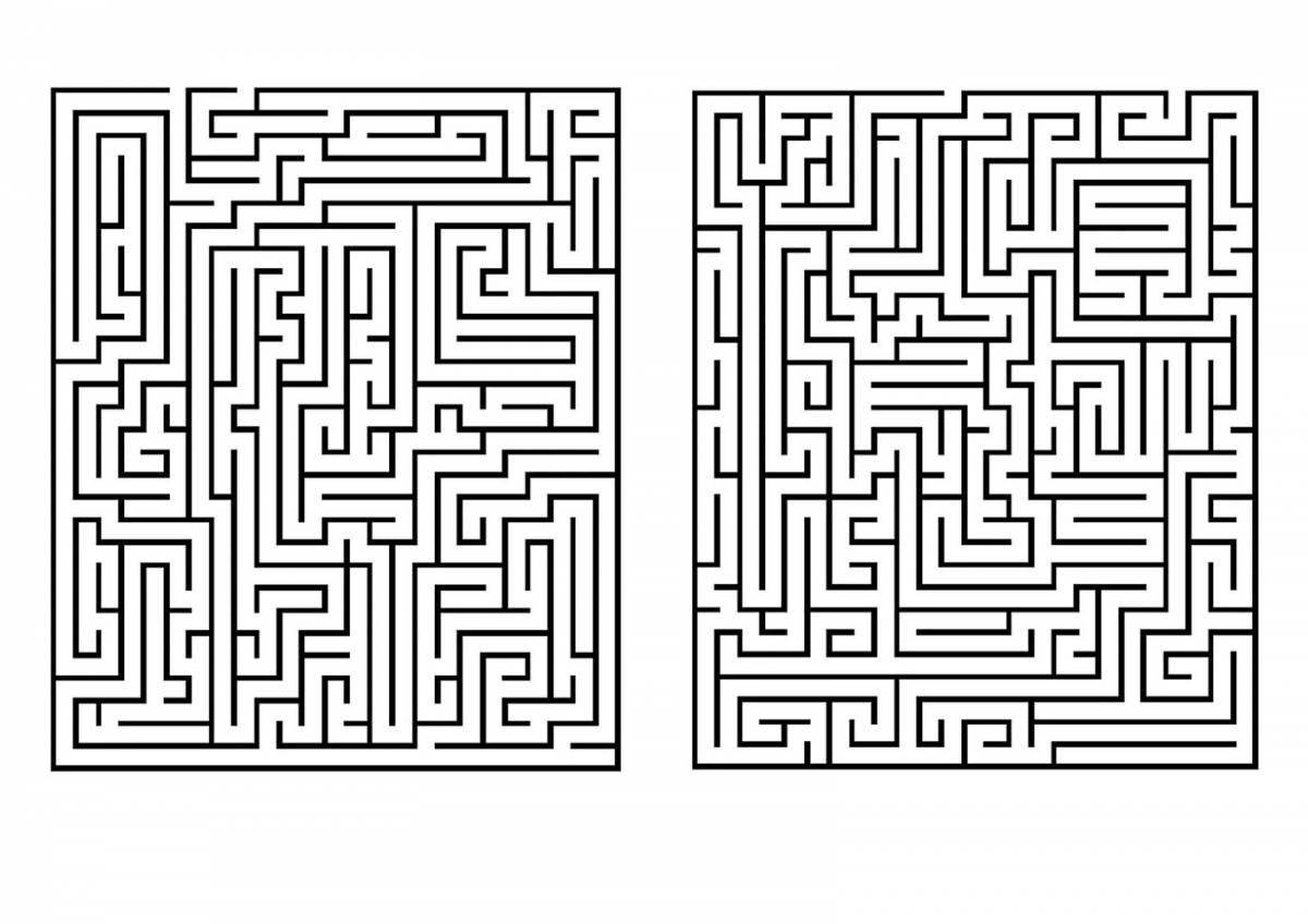 Mazes for children 9 10 years old #12