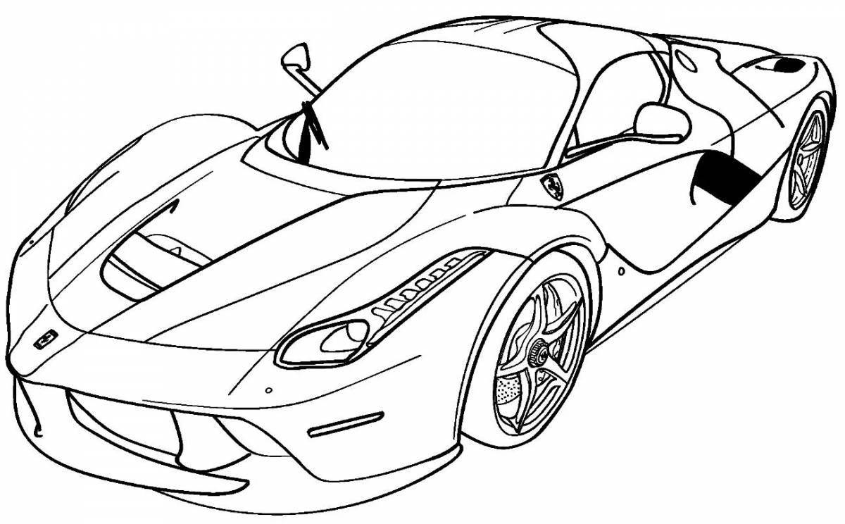 Coloring pages with cars for 12 year old boys