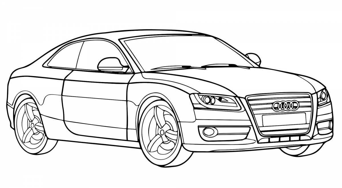 Amazing cars coloring book for 12 year old boys