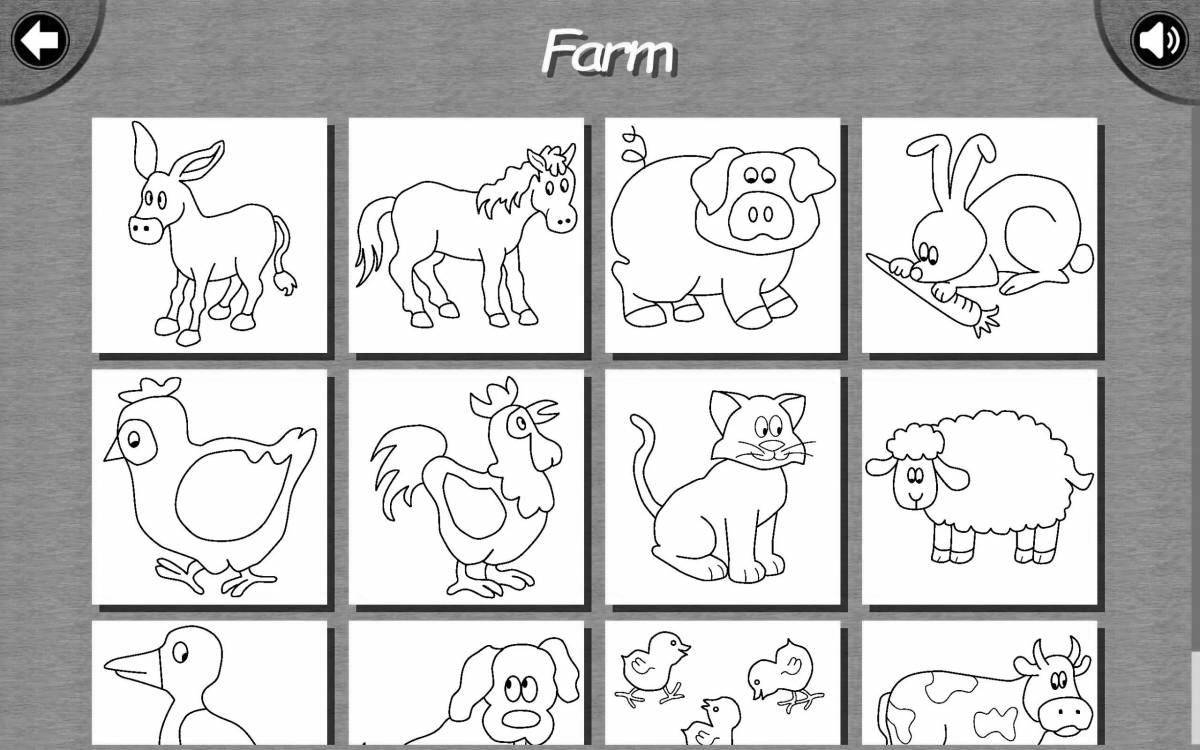 Photo Educational coloring for children