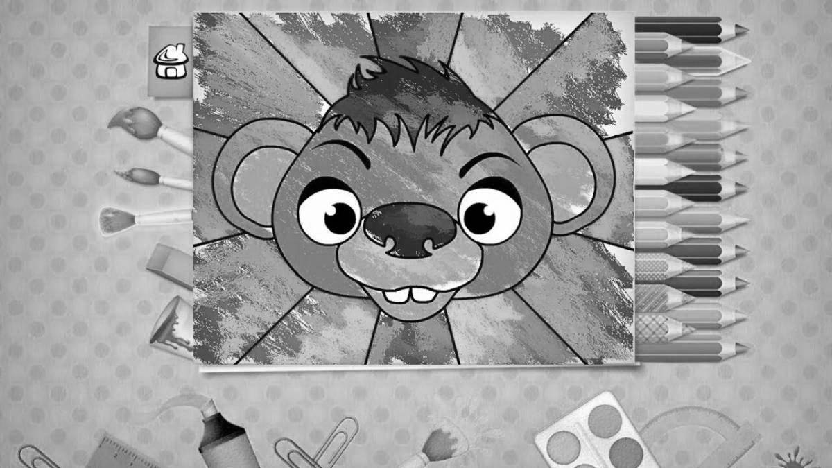 Photo Stimulating coloring games for kids