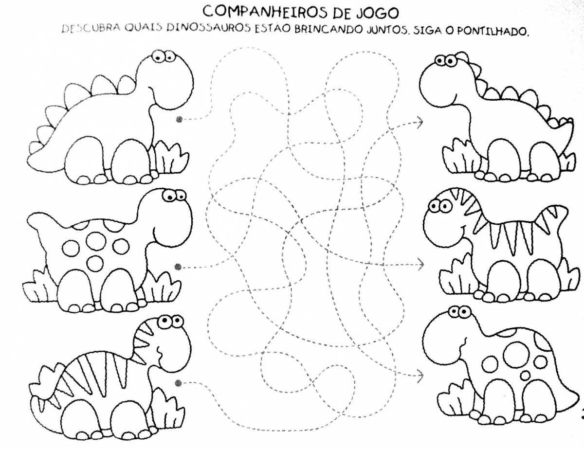Sweet puzzle coloring book for kids 3-4 years old