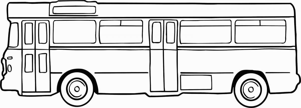 Adorable cars and buses coloring book
