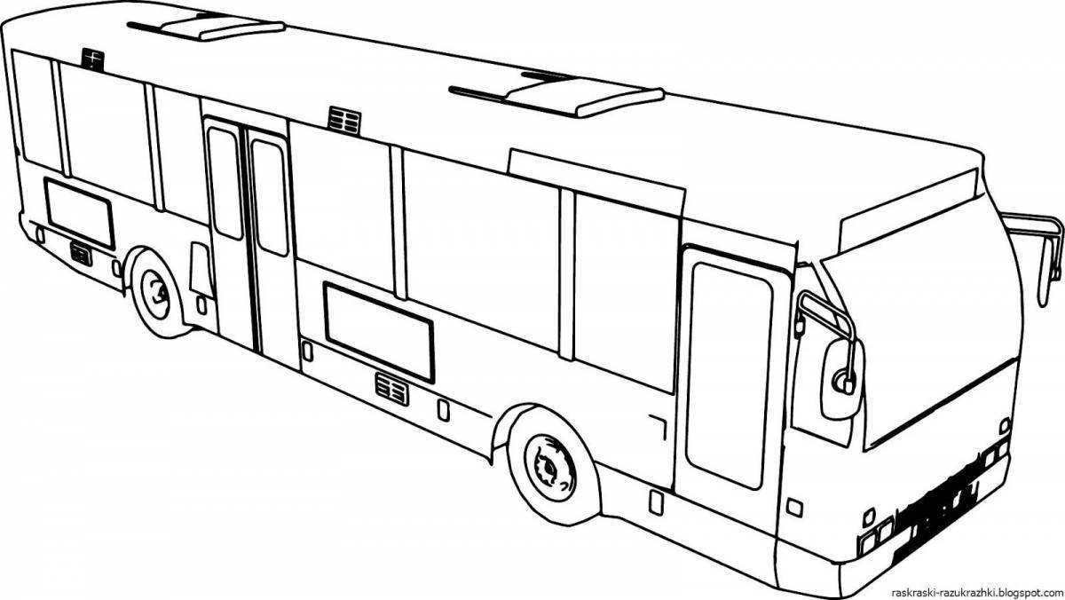 Coloring wonderful cars and buses