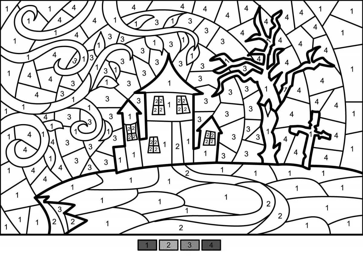 Сложные раскраски по номерам для android для взрослых