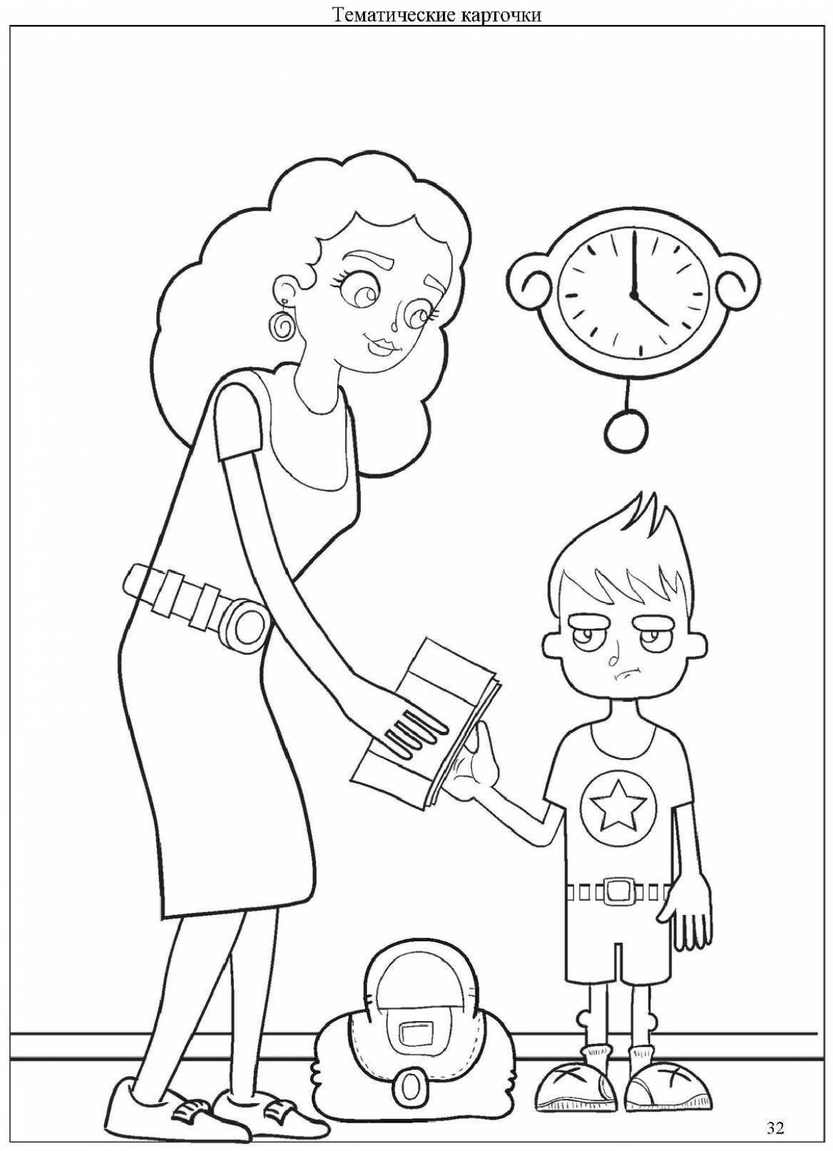 Financial literacy coloring book for preschoolers
