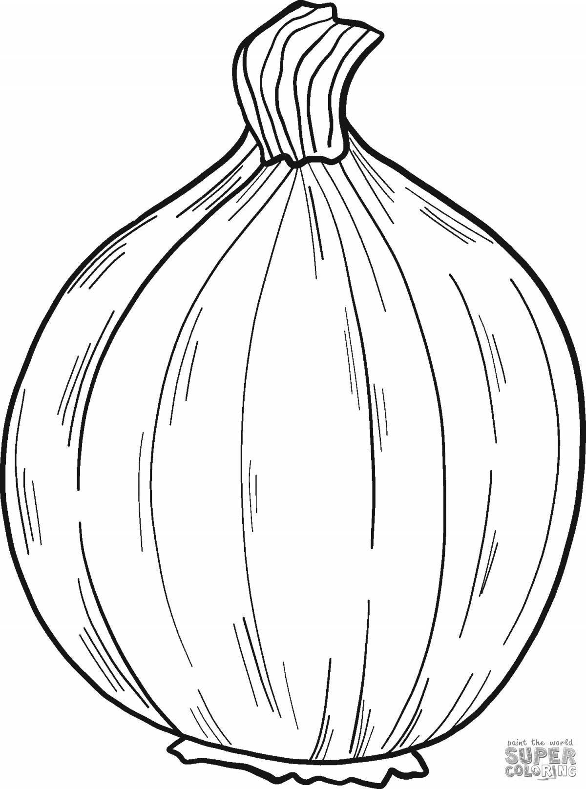 Fun coloring bow for children 3-4 years old