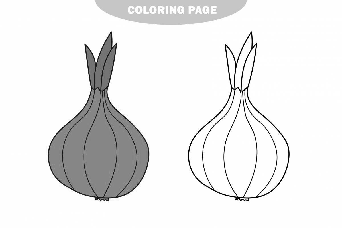 Colored bow coloring page for 3-4 year olds