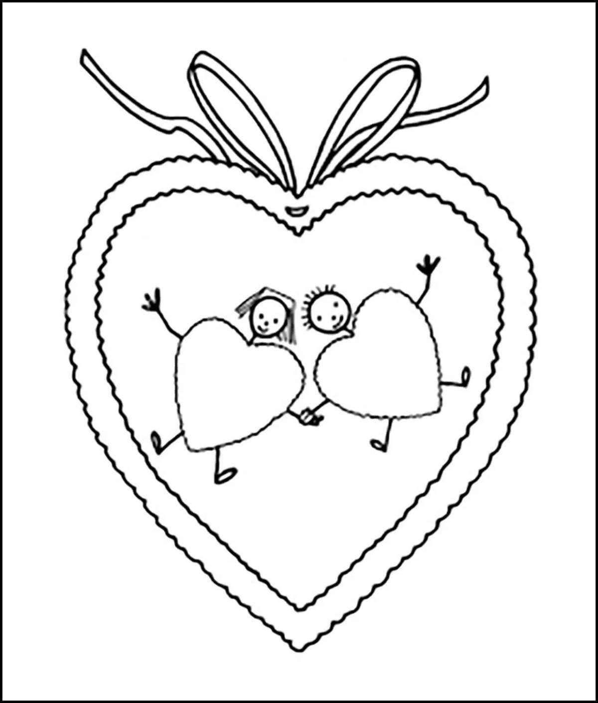 Great valentine's day coloring book for kids
