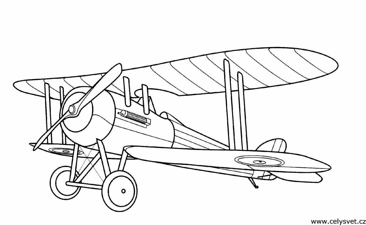 Fun coloring book for air transport for 6-7 year olds