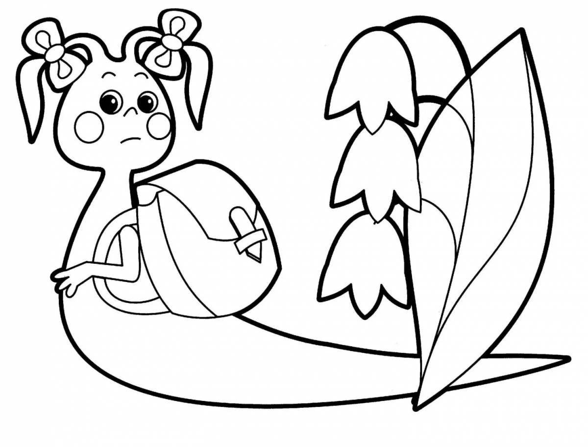 Fun coloring book for 4-5 year olds