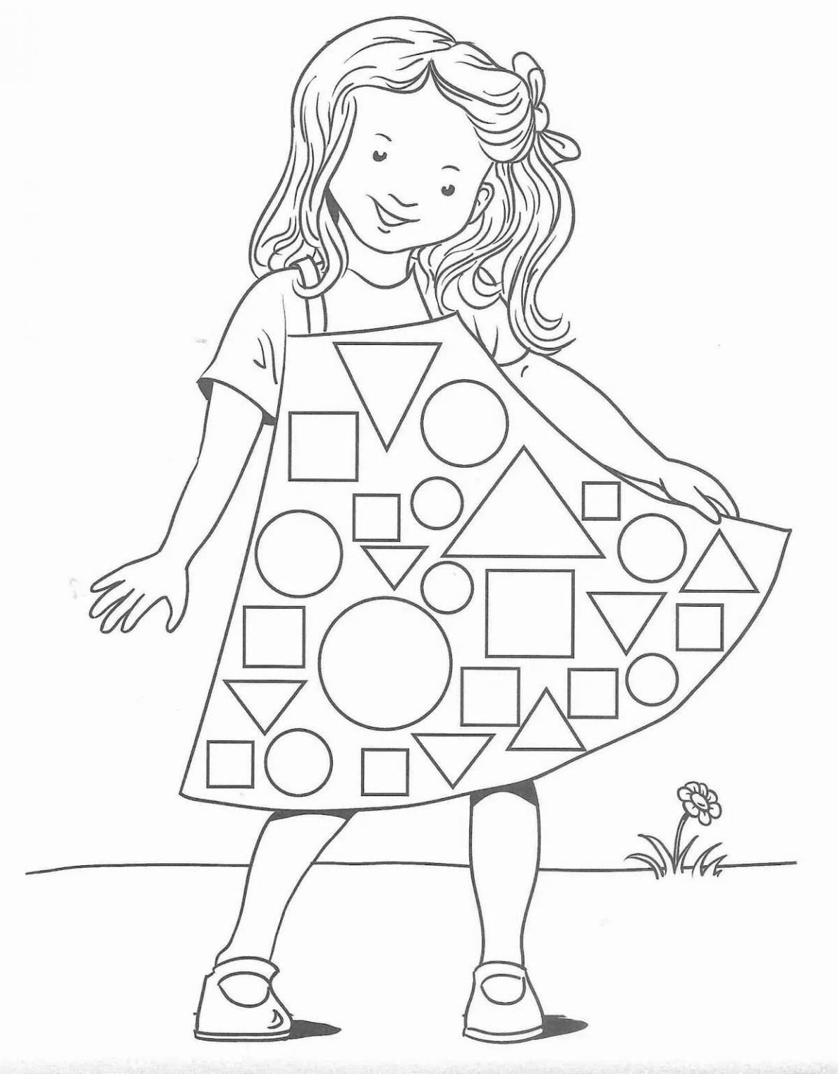 Рисование геометрическими фигурами развивает у ребенка умение точно и аккуратно передать свои мысли и эмоции на бумаге.