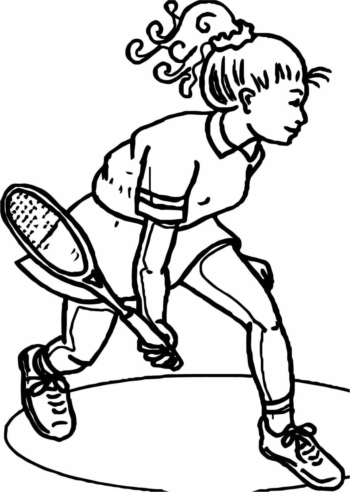 Wonderful sports coloring pages for kids