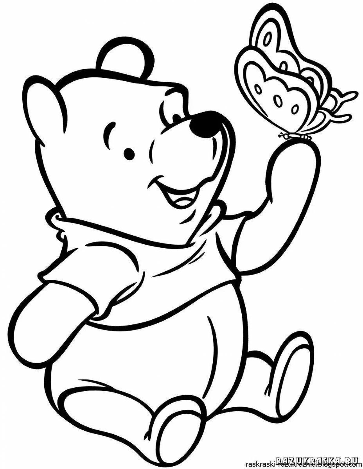 Gorgeous winnie the pooh coloring book