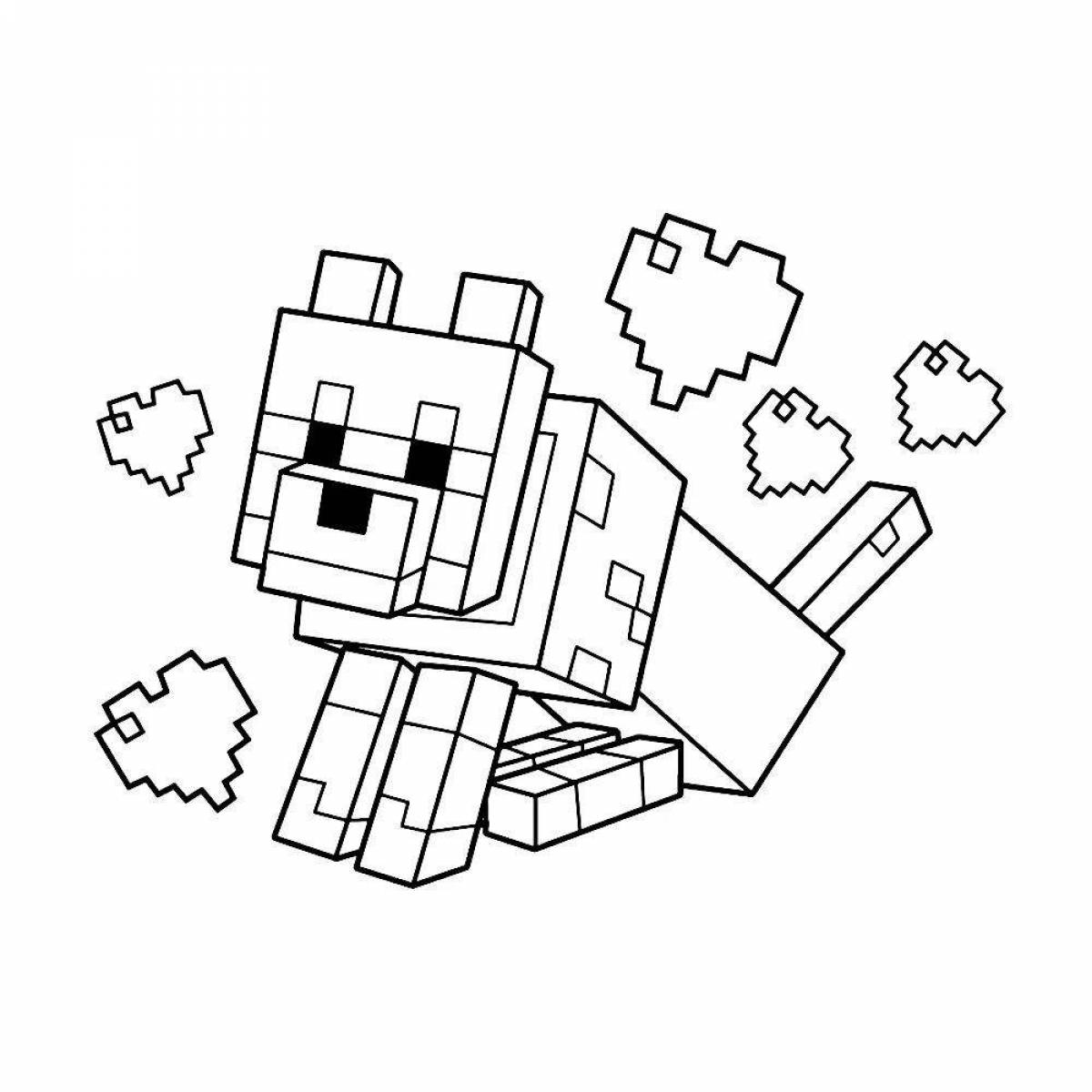 Mine minecraft big with color tip #3