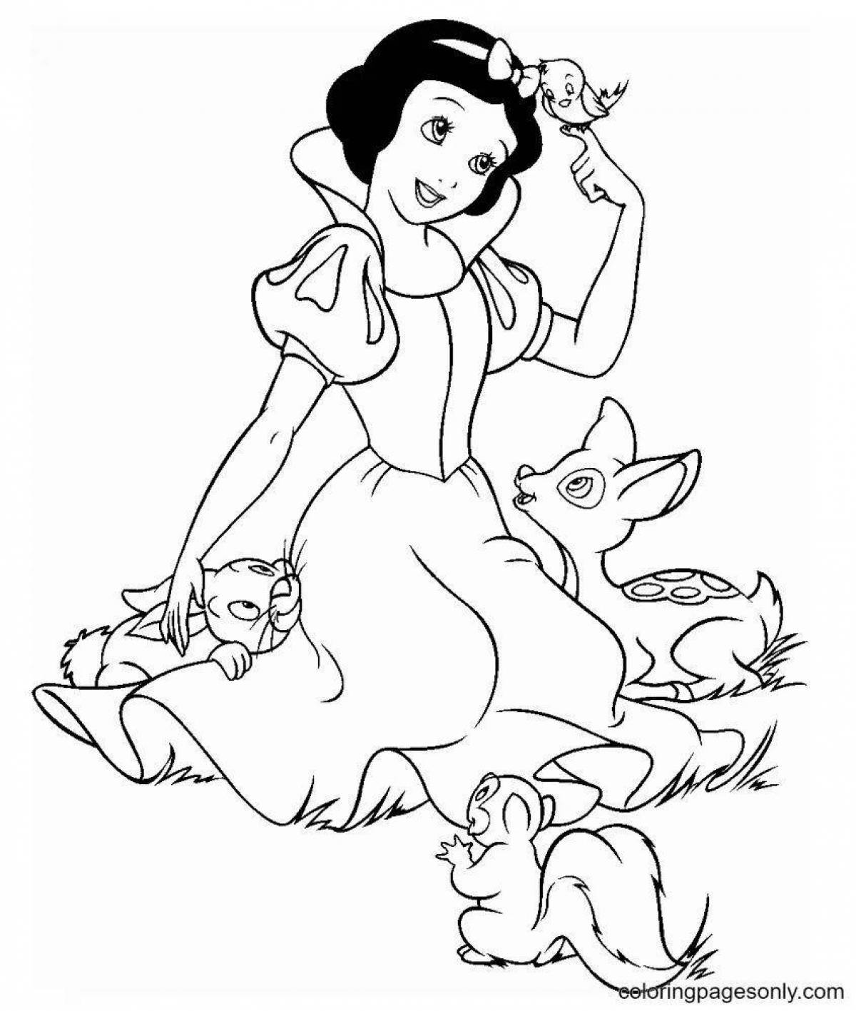 Adorable disney coloring book for kids 6-7 years old
