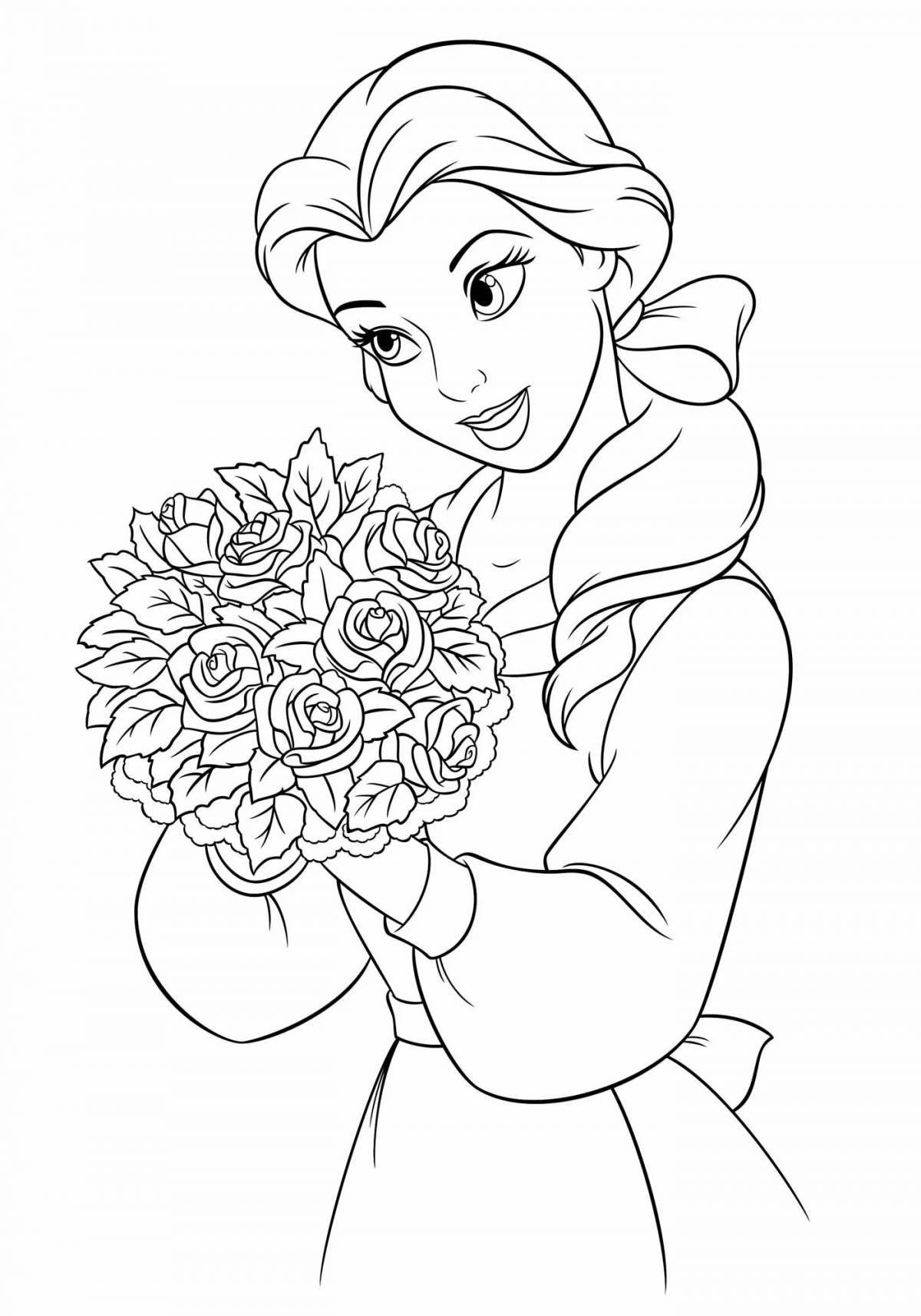 Disney Glitter Coloring Book for 6-7 year olds