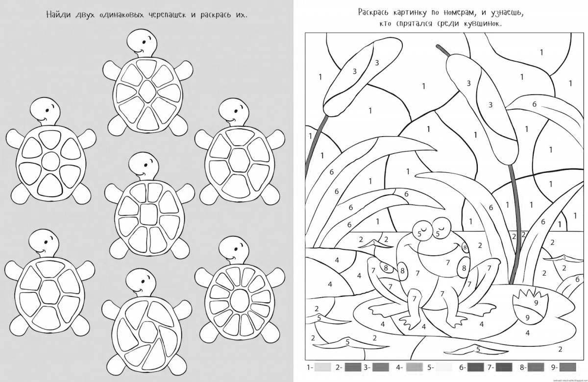 Exciting coloring games for 3-4 year olds