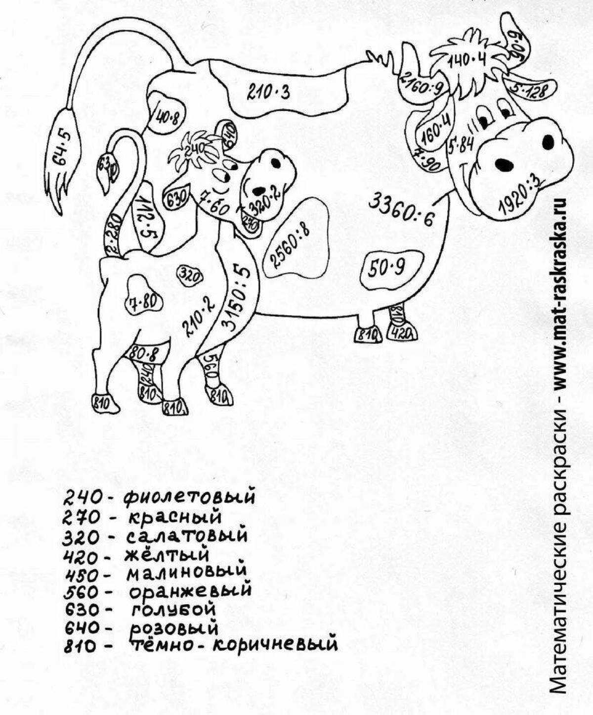 Photo Coloring page fascinating division