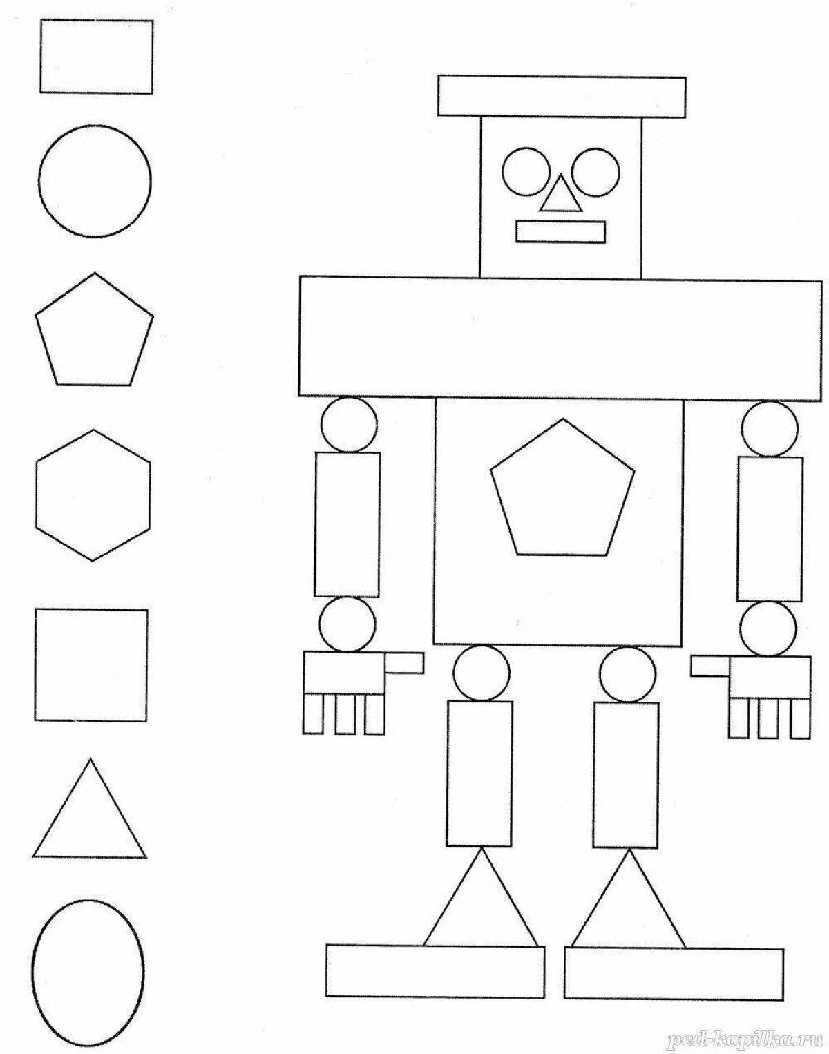 С геометрическими фигурами для детей 5 7 лет #4