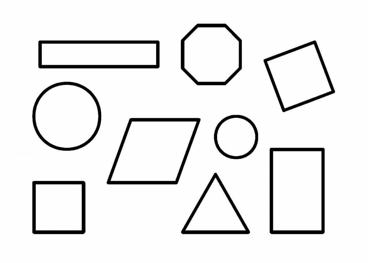С геометрическими фигурами для детей 5 7 лет #6