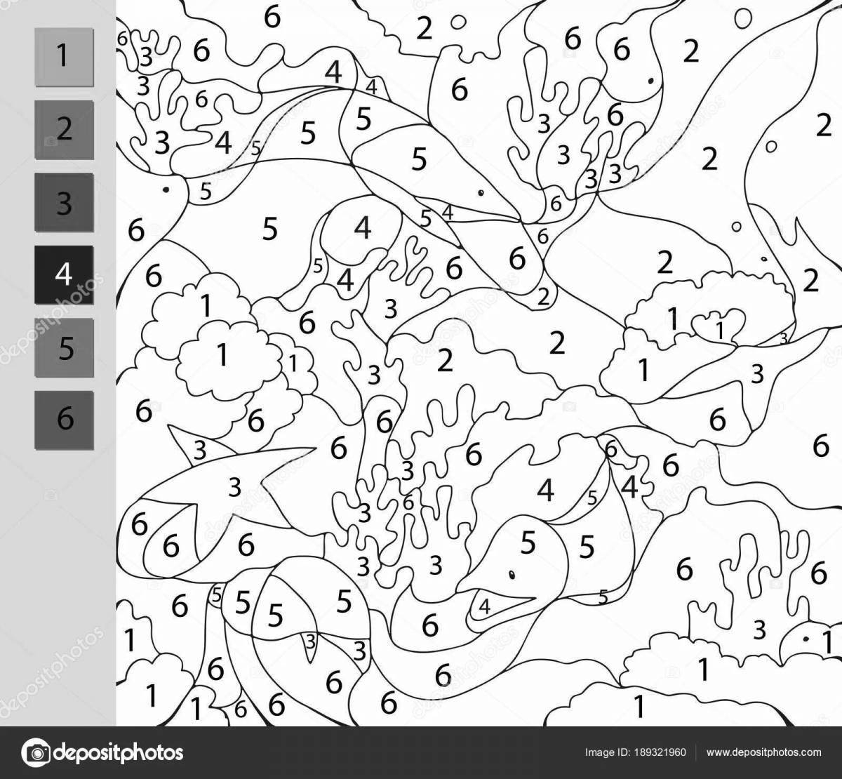 Внимательная игра-раскраска по номерам для всех взрослых