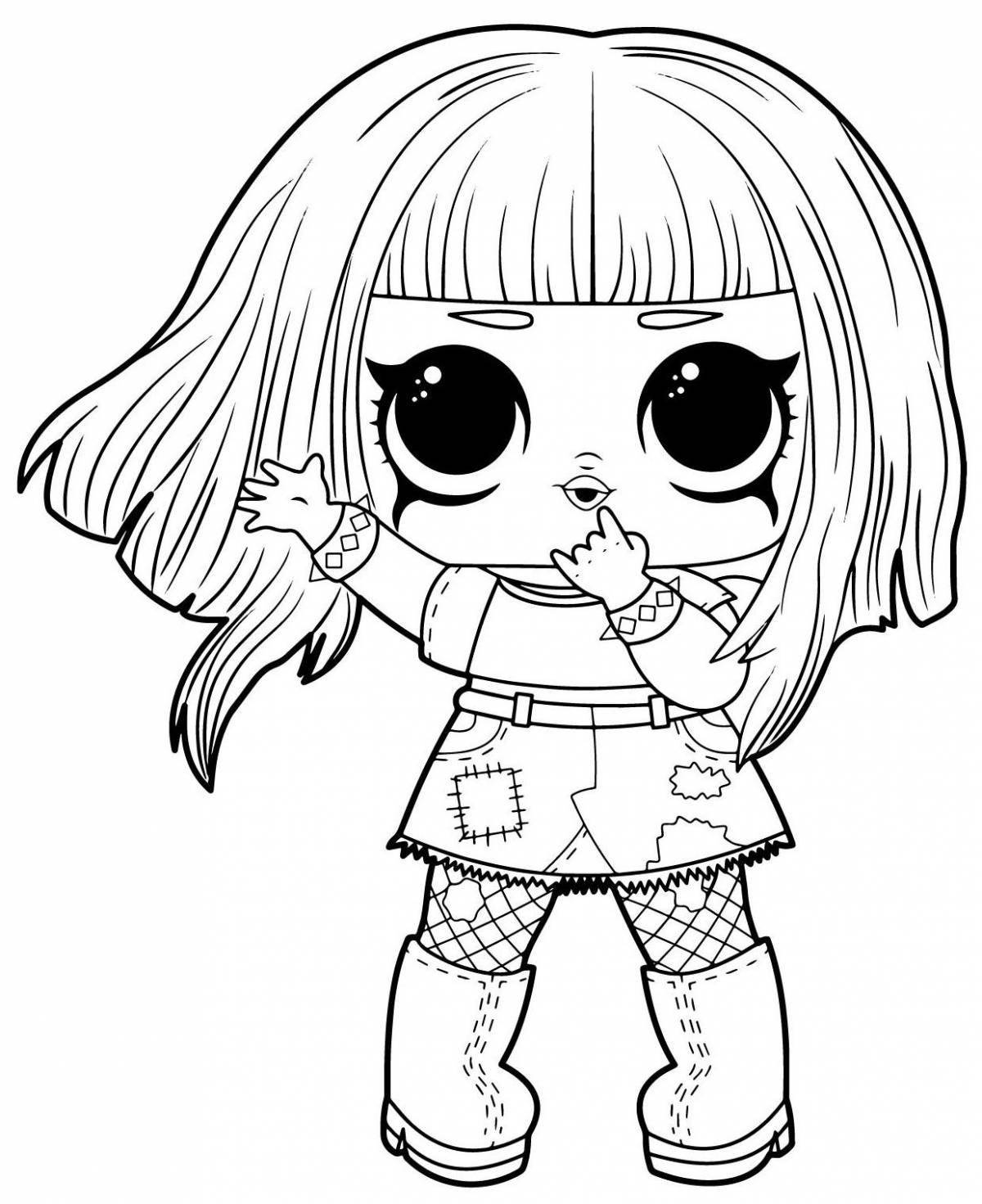 Great lol dolls coloring pages