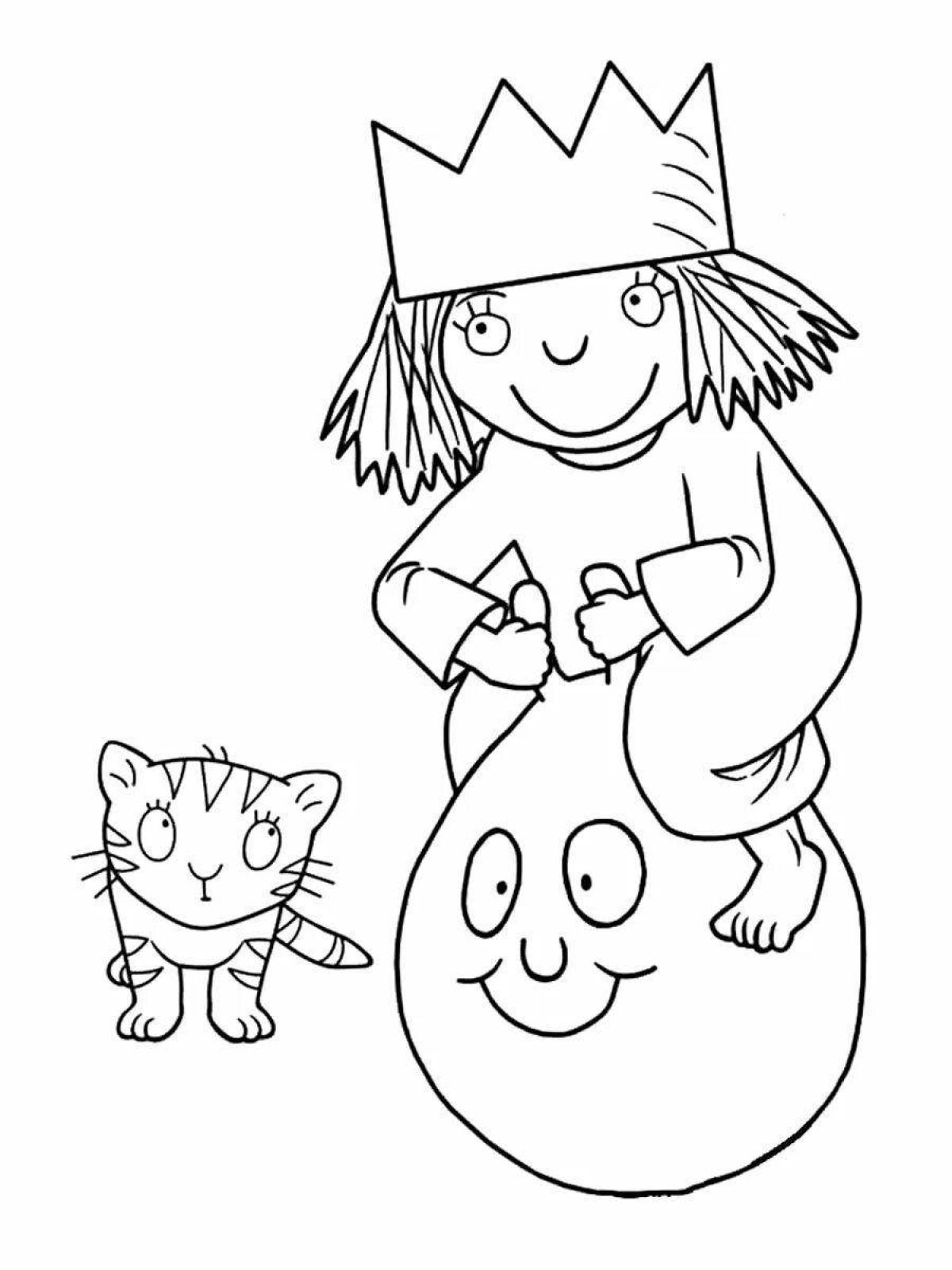 Coloring pages by themselves
