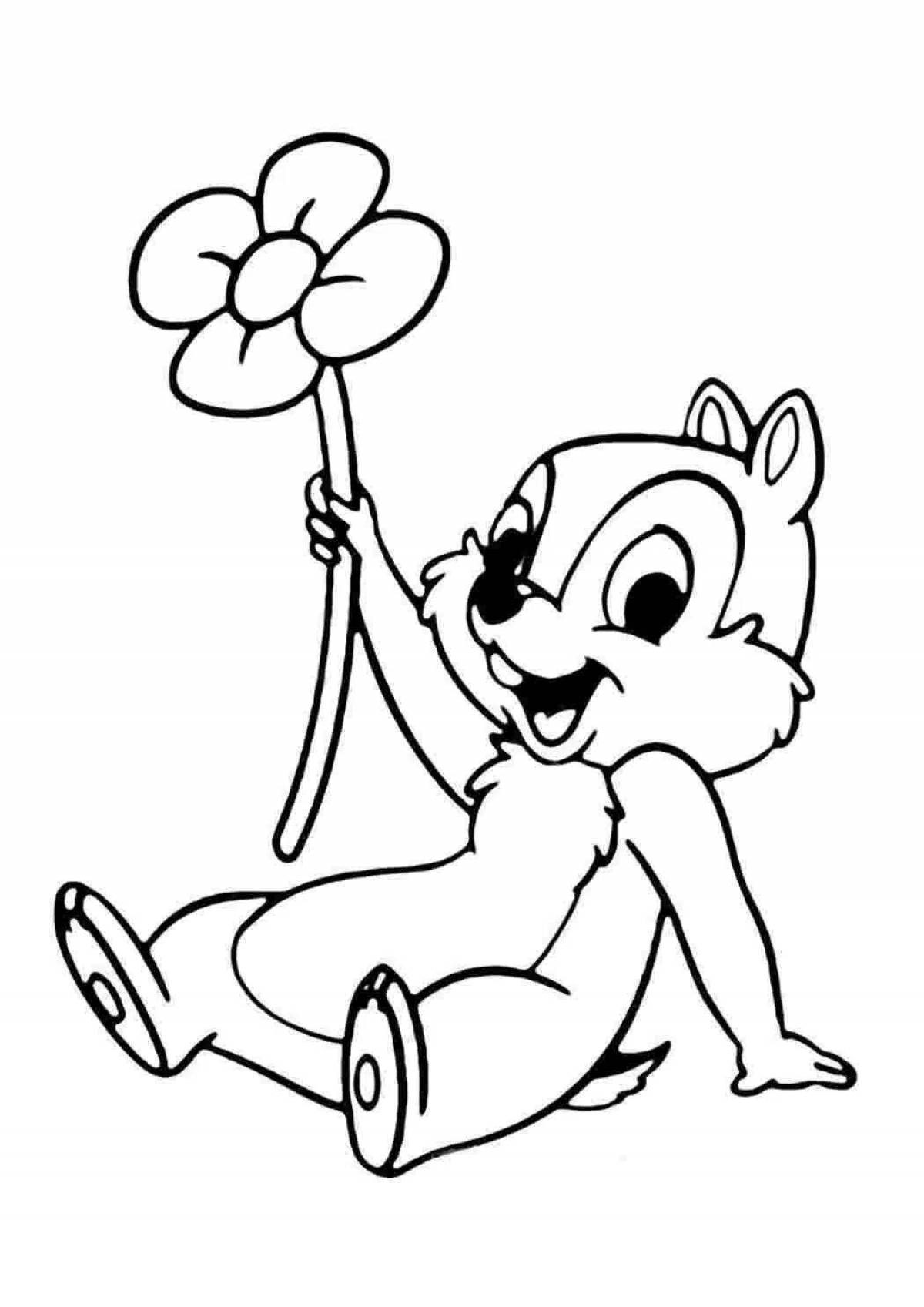 Photo Fabulous Dale coloring book