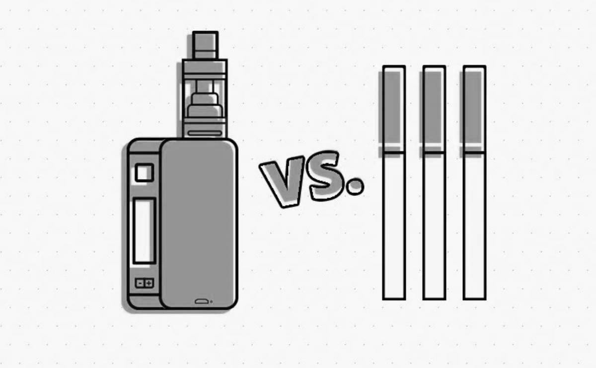 Colour-vibrant vapes