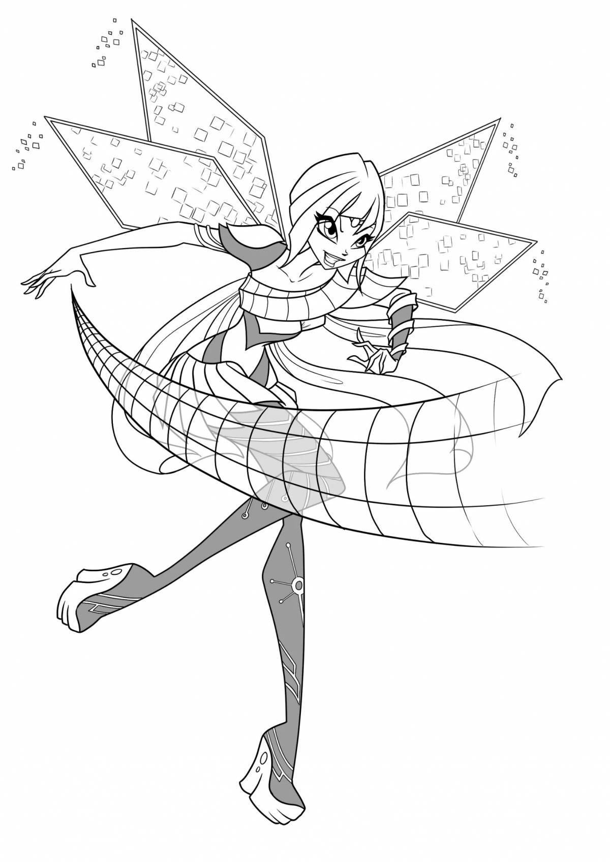 Bloomix coloring page