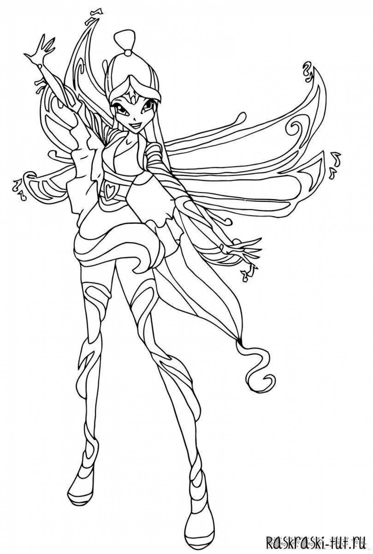 Coloring shining bloomix