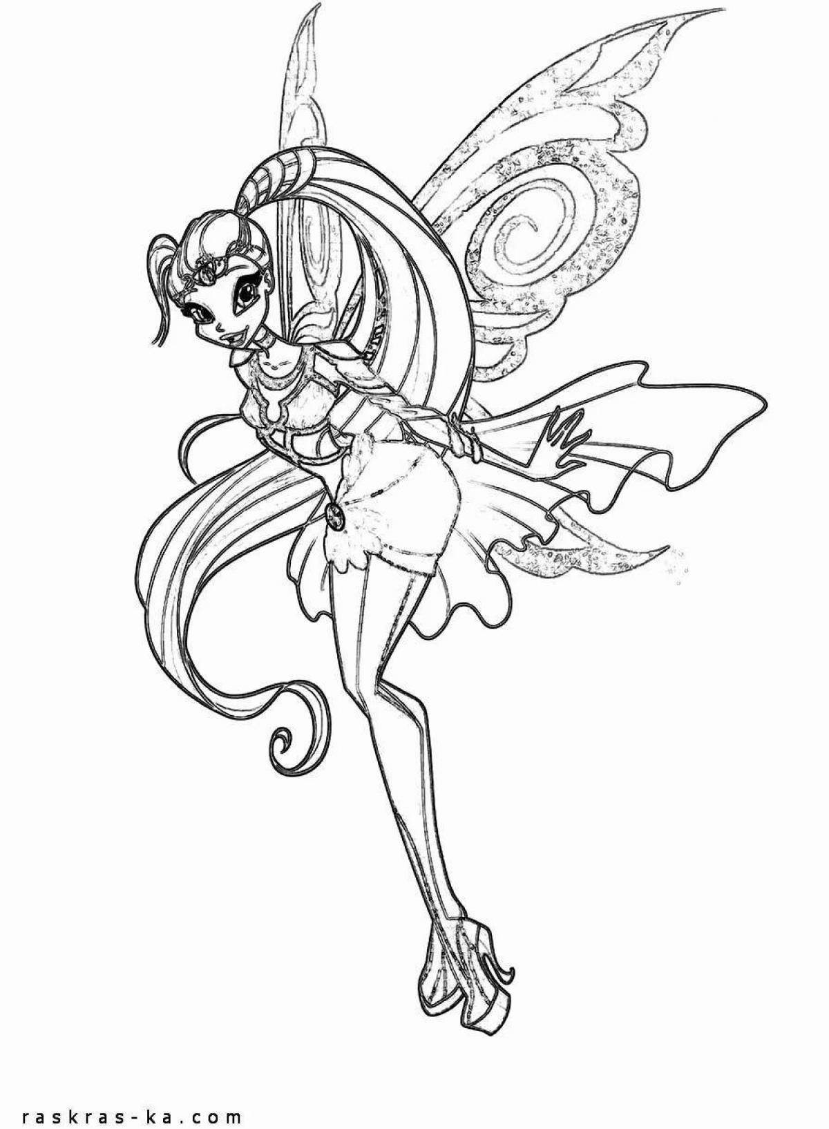 Charming bloomix coloring book