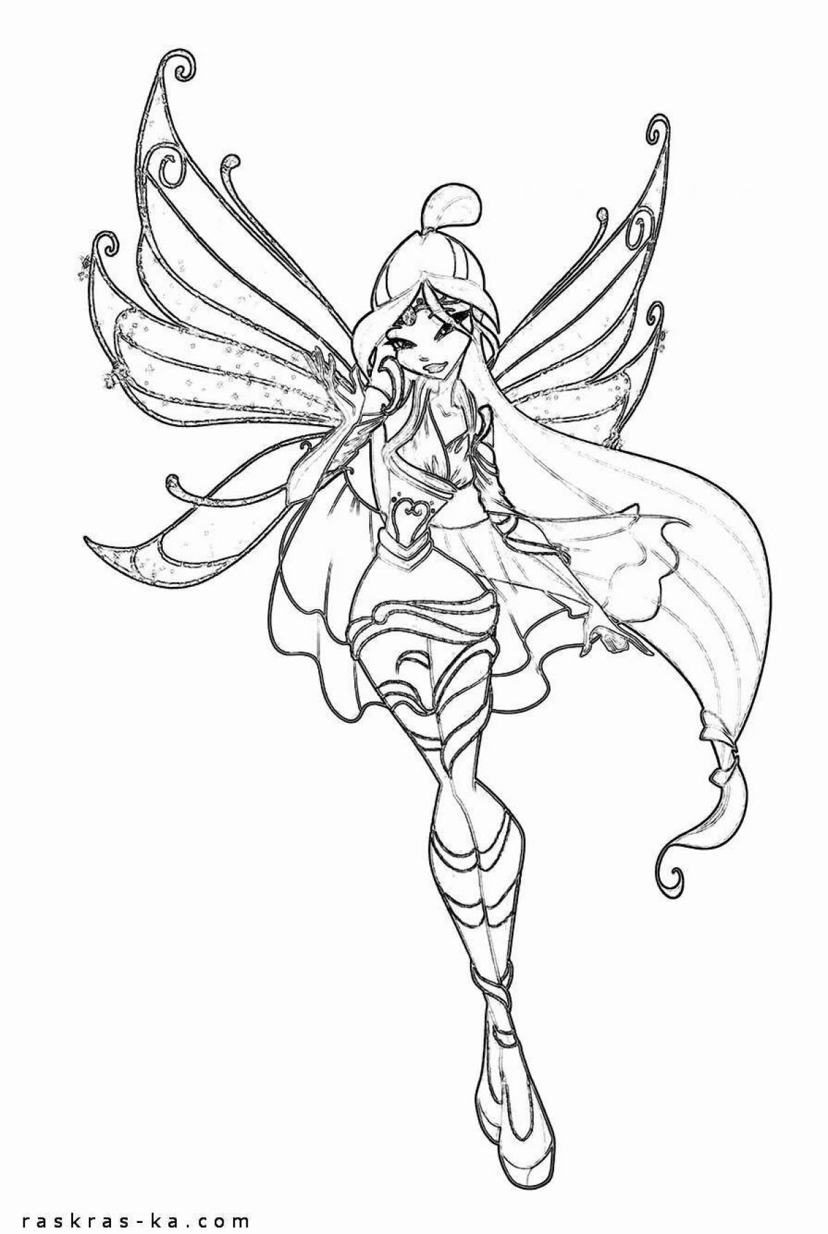 Lovely bloomix coloring book