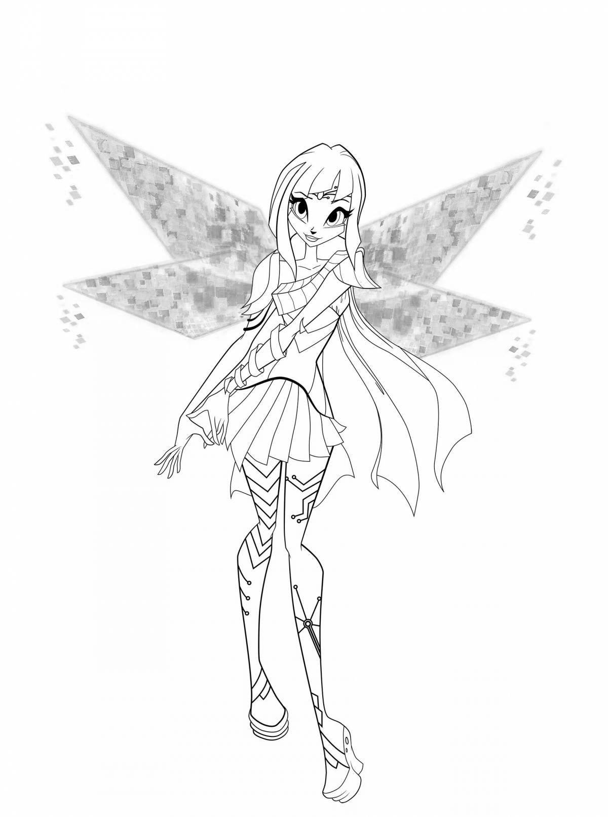 Bloomix fabulous coloring page